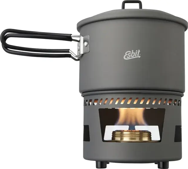 Esbit Cookset With Alcohol Burner 1500 ml – produktbild från Outnorth